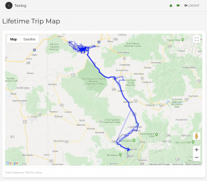 Lifetime Trip Map